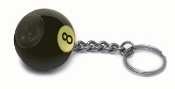 No.8 ball key chain with scuffer